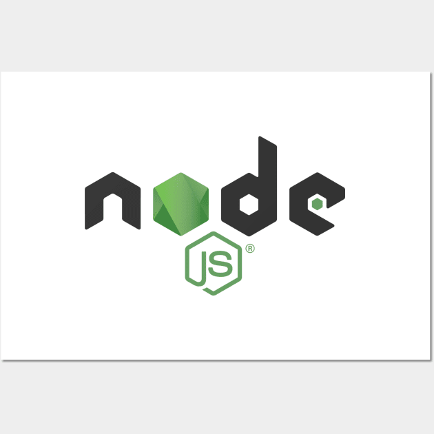 Node JS Logo Wall Art by hipstuff